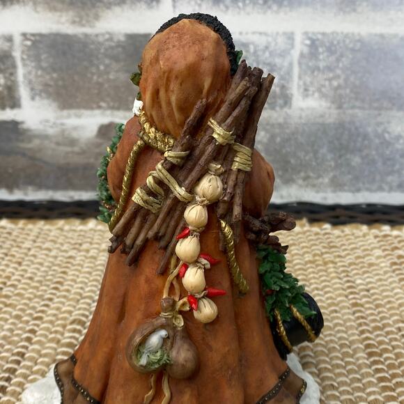 1997 Santa's Bounty 9531 Figurine Signed Peggy Abrams Making Seasons Bright - Picture 10 of 14